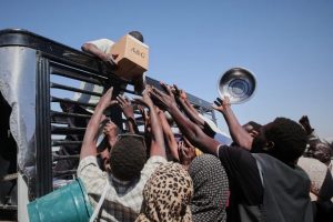 Sudani: Abasaga miliyoni 20 bugarijwe n’inzara 