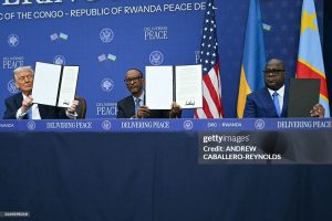 Turashaka ahazaza hatekanye- Perezida Kagame ku masezerano y’amahoro na RDC