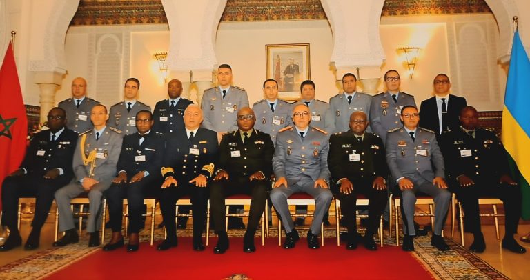Ingabo z’u Rwanda n’iza Maroc zahuriye mu nama ya mbere yiga ku bufatanye 