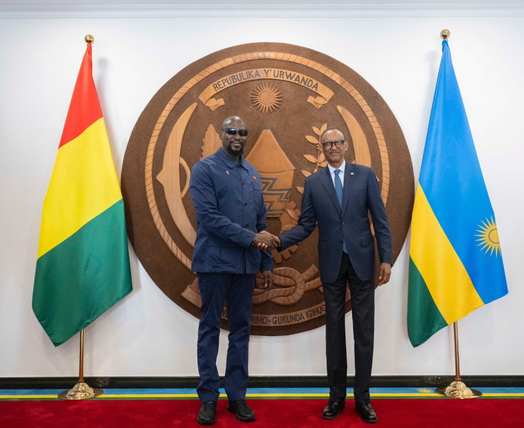 Perezida Kagame yashimiye Perezida Doumbouya watsinze amatora muri Guinée-Conakry