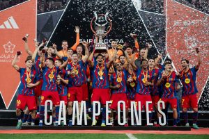 FC Barcelona yatsinze Real Madrid yisubiza Super Cup ya Espagne (Amafoto)