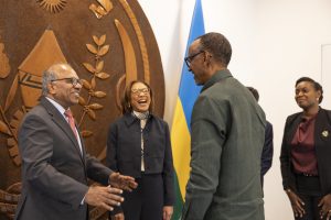Perezida Kagame yakiriye abitabiriye Inama Mpuzamahanga y’Uburezi