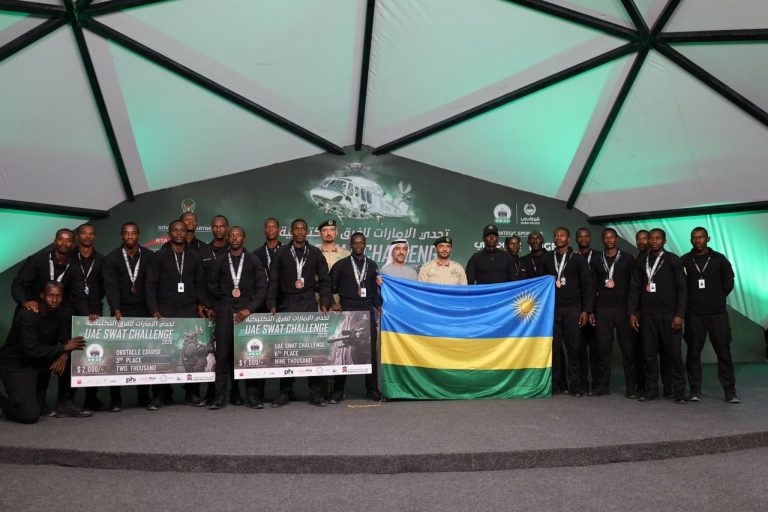 U Rwanda rwegukanye umudali mu marushanwa ya polisi yo kurwanya iterabwoba