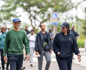 Perezida Kagame na Madamu bitabiriye siporo rusange isoza Gashyantare