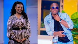 Gloria Mukamabano wakoreraga RBA na Uncle Austin kuri KISS FM basezeye