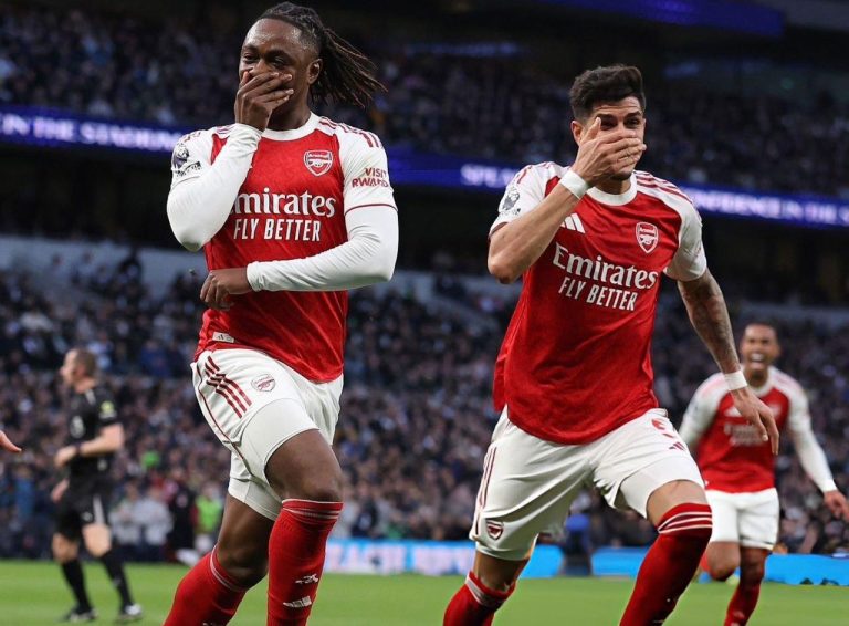 Arsenal yanyagiye Tottenham ishimangira kuyobora Shampiyona yemye&nbsp;