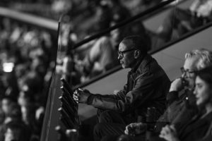 Perezida Kagame yakurikiye umukino wa nyuma wa NBA All Stars 2026 (Amafoto)