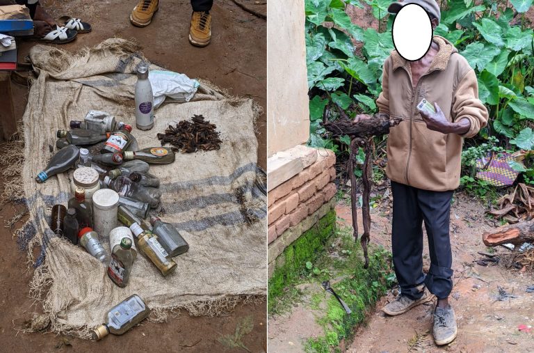 Nyamasheke: &nbsp;Umusaza ushinjwa amarozi yasanganywe inzoka y’impiri