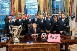 Perezida Trump yakiriye Inter Miami ya Lionel Messi