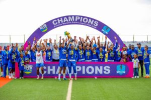 Rayon Sports WFC yegukanye Igikombe cya Shampiyona ku nshuro ya gatatu yikurikiranya