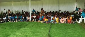Ababyeyi bavuye mu mashyamba ya RDC bishimira uko abana babo bitabwaho