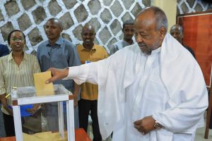 Guelleh w’imyaka 78 yatorewe kuyobora Djibouti muri manda ya Gatandatu
