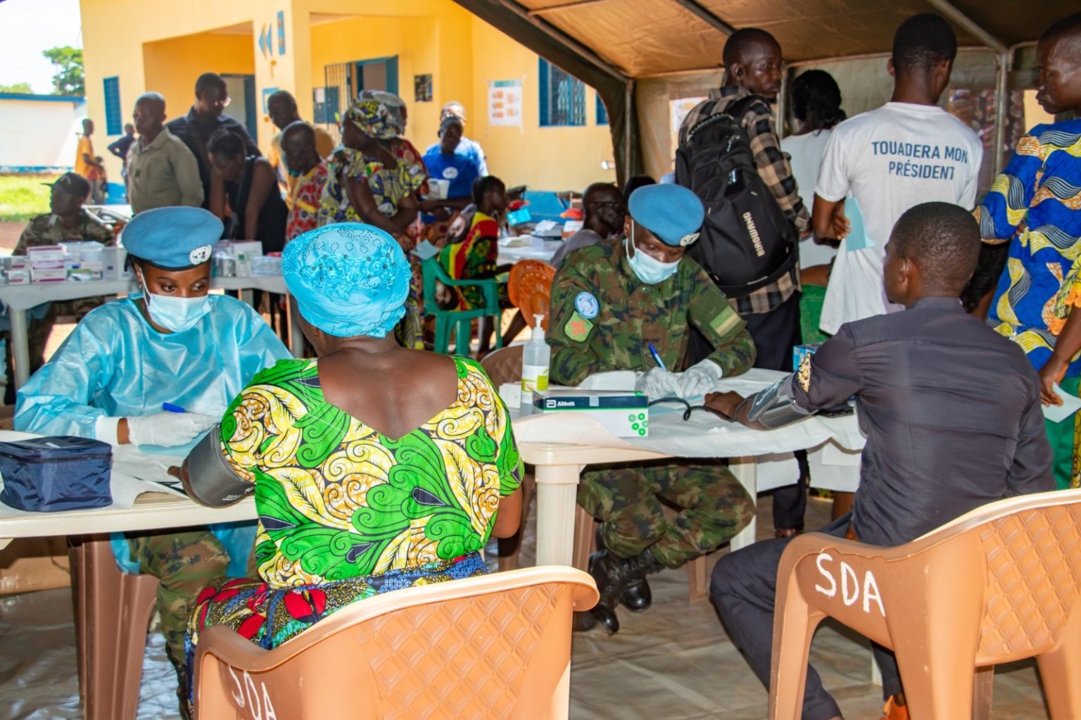 Santarafurika: Ingabo z’u Rwanda zavuye abarenga 170 indwara ...