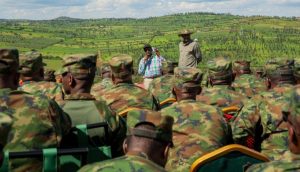Abiga mu Ishuri Rikuru rya RDF bari mu rugendoshuri ku mateka y’urugamba rwo kubohora Igihugu