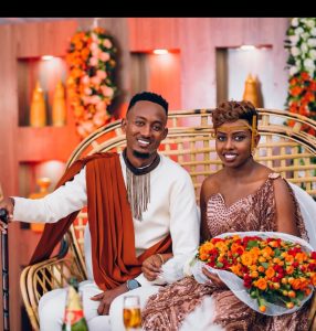 Clapton Kibonge yakoze ubukwe n’umugore we Ntambara Jacky