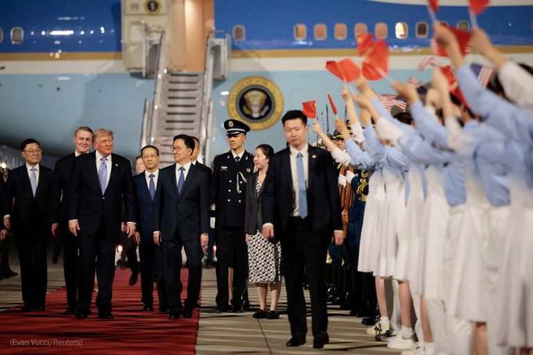 Donald Trump yageze i Beijing mu ruzinduko rw’akazi mu Bushinwa