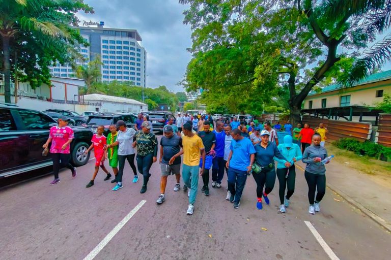 Brazzaville : Abanyarwanda bahuriye muri siporo rusange