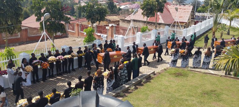 Ruhango: Imibiri 108 y’abazize Jenoside yimuwe ishyingurwa mu cyubahiro