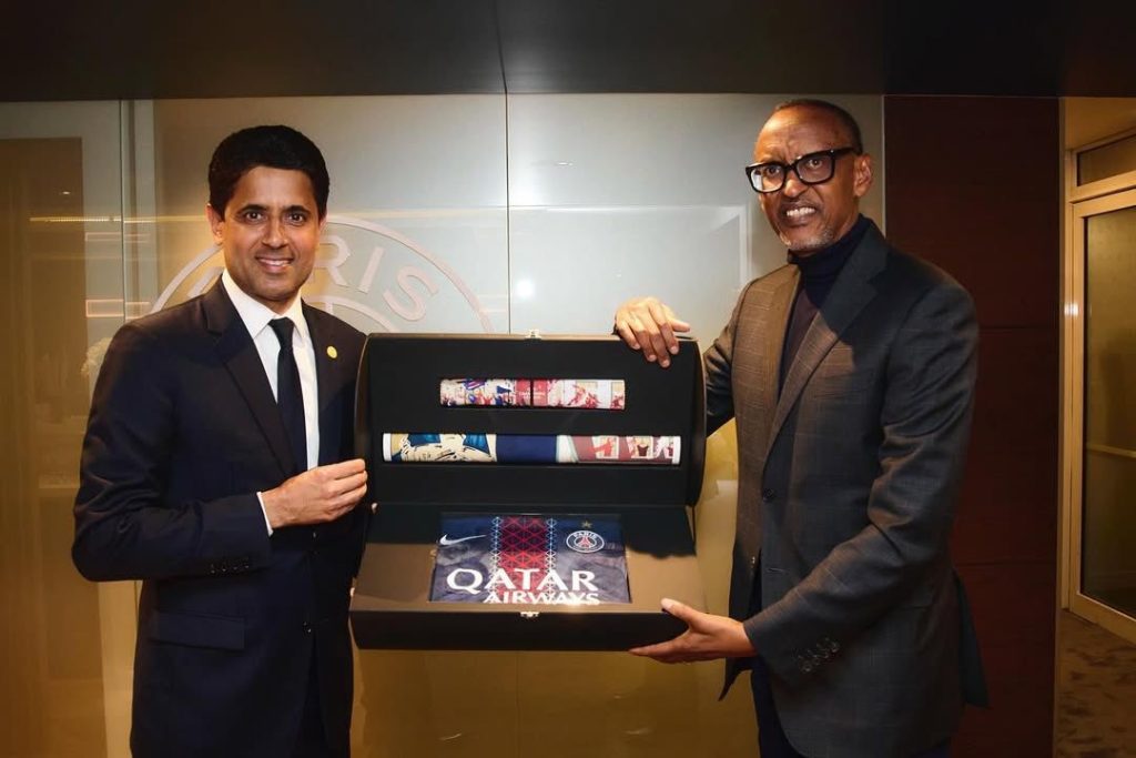 Perezida Kagame yashimiye PSG yegukanye UEFA Champions League