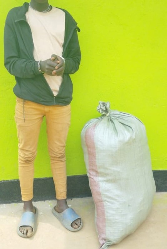 Burera: Yafatanywe ibilo 20 by’urumogi yari amaze kwambutsa umupaka&nbsp;