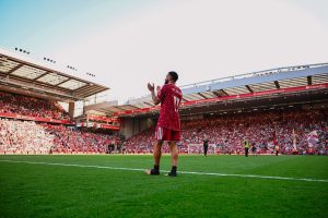 Mu marira menshi Mohamed Salah yasezeweho n’abafana ba Liverpool