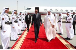 Perezida Kagame ari mu ruzinduko rw’akazi muri Qatar