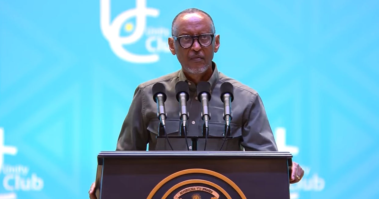 Perezida Kagame yibukije urubyiruko kutamira bunguri amabwire