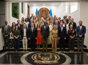Perezida Kagame yakiriye itsinda ry’abantu 19 bo mu Muryango wa YPO