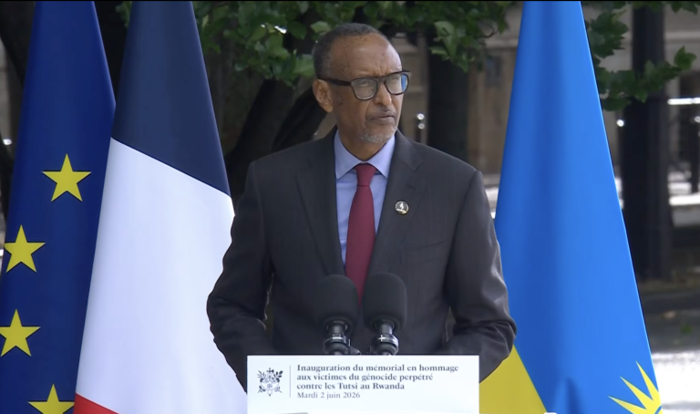 Urwibutso rwa Jenoside yakorewe Abatutsi i Paris ruzarinda ukuri – Perezida Kagame 