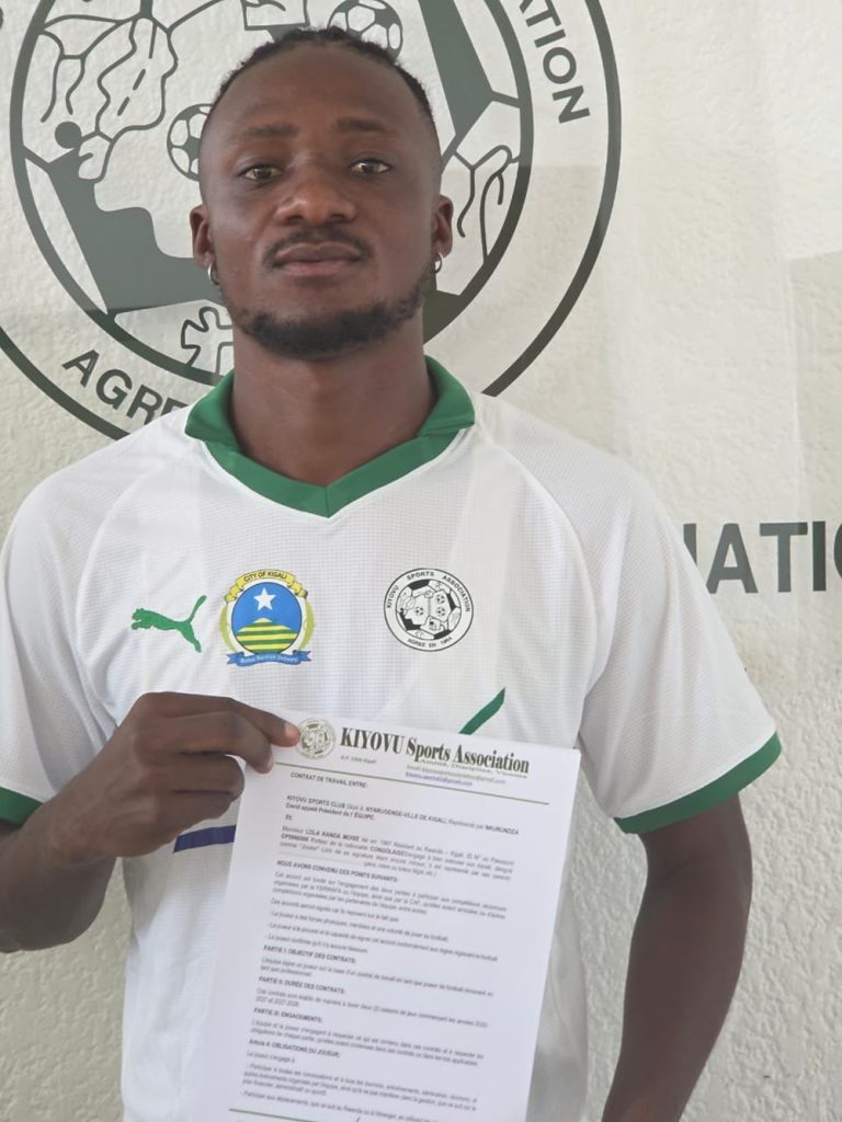 Kiyovu Sports yasinyishije rutahizamu LoLa Kanda Moïse