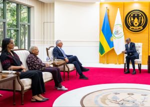 Perezida Kagame yakiriye abayobora Umuryango Mastercard Foundation