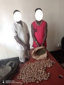 Gasabo: Polisi yataye muri yombi abagabo bakekwaho gucuruza urumogi