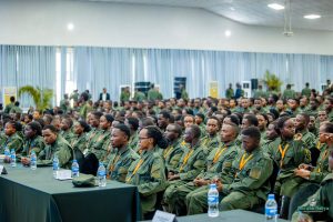 Perezida Kagame yaganiriye n’urubyiruko rwitabiriye Itorero Indangamirwa icyiciro cya 16