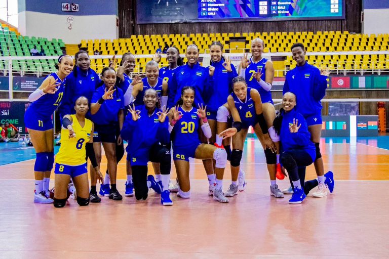 Volleyball: U Rwanda rwageze muri ¼ cy’Igikombe cya Afurika