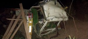 Nyamasheke: Fuso yari ipakiye imbaho yakoze impanuka ikomeretsa batanu yari itwaye