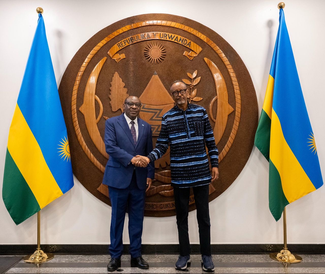 Perezida Kagame na Amb. Gatete uyobora UNECA baganiriye ku iterambere ry’ubukungu bw’u Rwanda