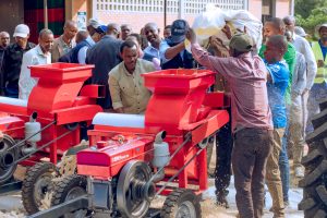 Nyagatare: Imashini zihungura ibigori za miliyoni 125 Frw zaborohereje akazi