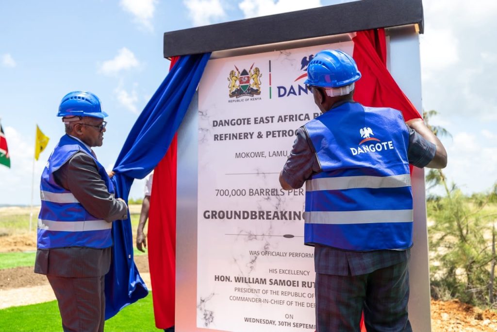 Kenya: Dangote yatangiye kubaka uruganda rwa miliyoni 16 z’amadolari rw’ibikomoka kuri peteroli