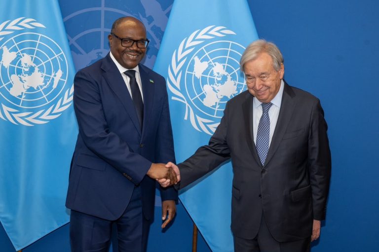 Minisitiri w’Intebe Dr. Nsengiyuma na Guterres wa Loni baganiriye ku guteza imbere ubufatanye