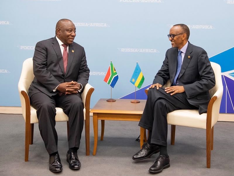 Perezida Ramaphosa wa Afurika y’Epfo yacyeje u Rwanda rwahawe kwakira F1