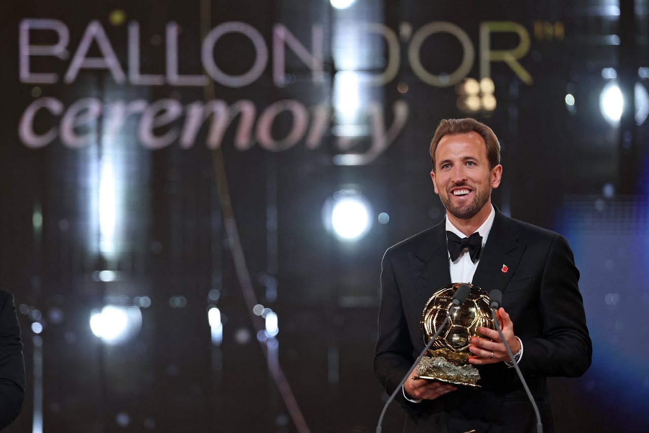Harry Kane yegukanye Ballon d’Or ahigitse Kylian Mbappé (Amafoto)