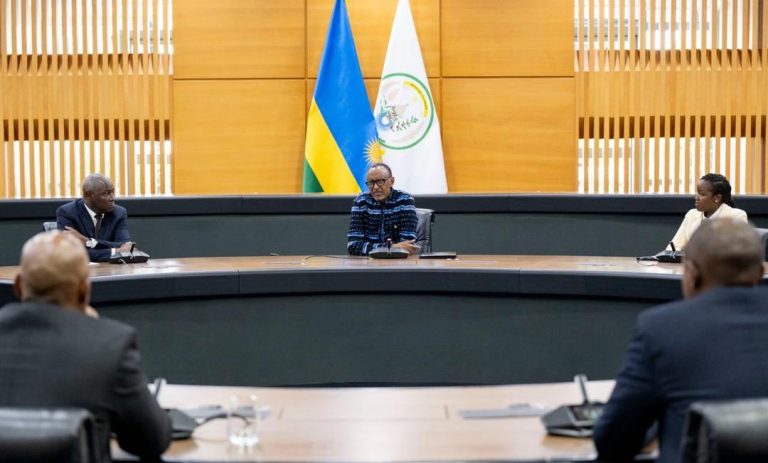 Perezida Kagame n’abikorera muri Afurika baganiriye ku guteza imbere kwishyurana hakoreshejwe ikoranabuhanga