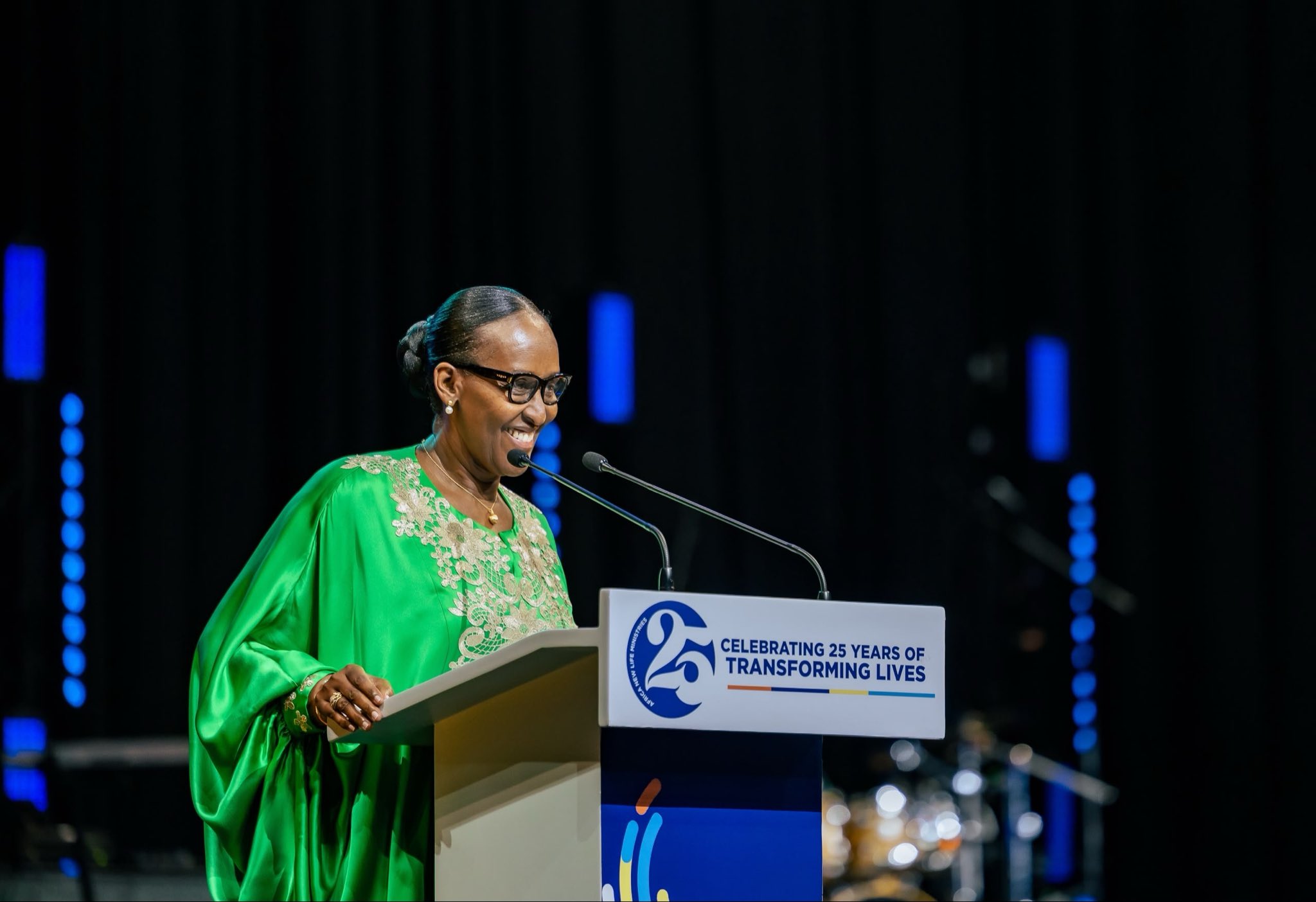 Mwagenje nka Kirisitu – Jeannette Kagame ashimira ‘Africa New Life Ministries’