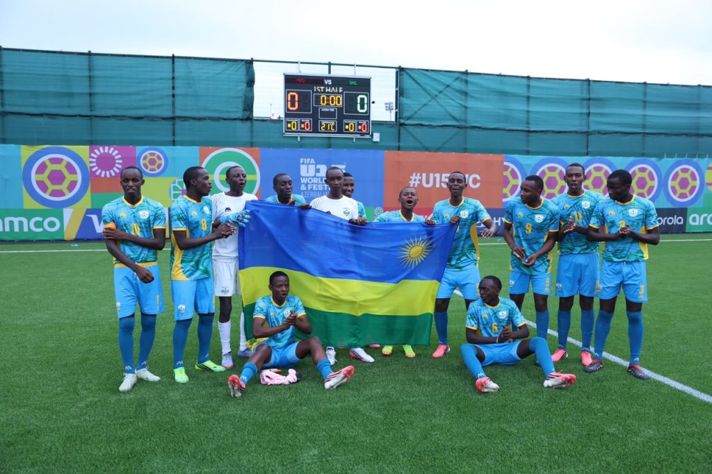 Ingimbi z’u Rwanda zasoreje ku mwanya wa 80 mu Gikombe cy’Isi U15