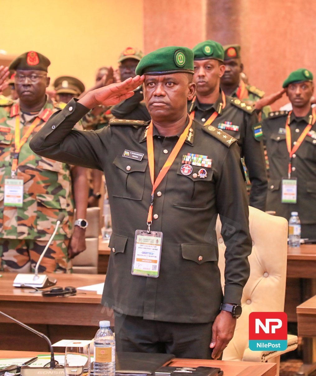 Gen. Nyakarundi yitabiriye inama y’abayobozi bakuru b’ingabo muri Afurika muri Uganda