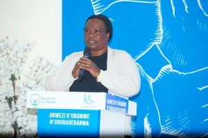 Nyamagabe: Mukeshimana yakize ibikomere bya Jenoside yakorewe Abatutsi 1994 yiteza imbere