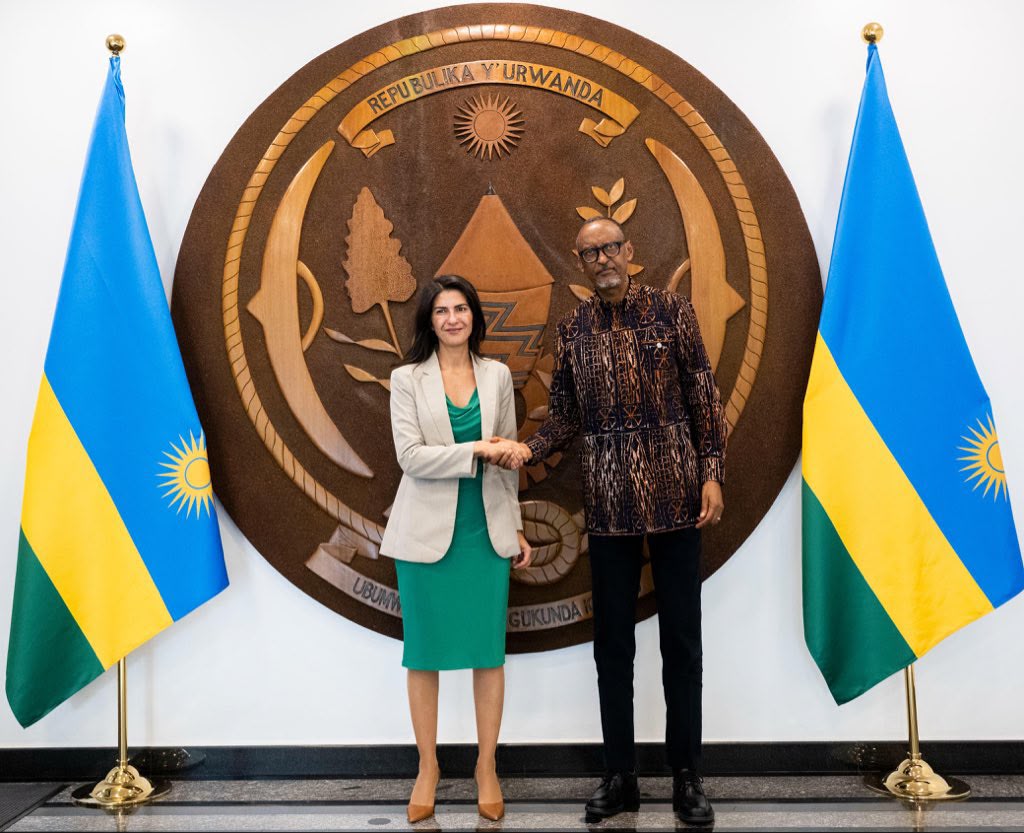 Perezida Kagame yaganiriye n’intumwa y’u Budage ku bufatanye