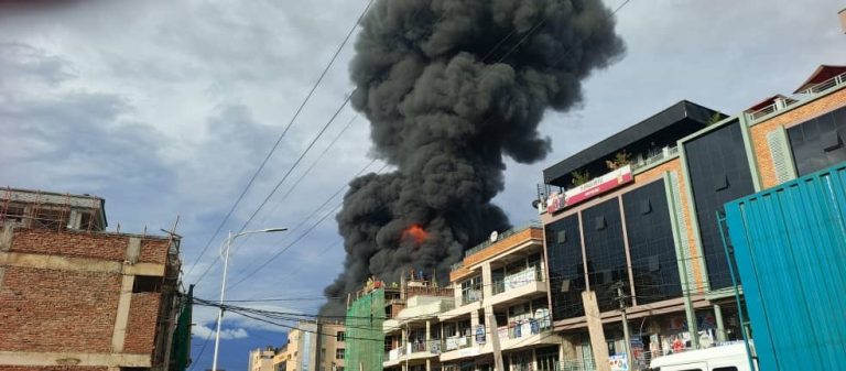 Musanze: Inkongi y’umuriro yibasiye isoko rya Goico