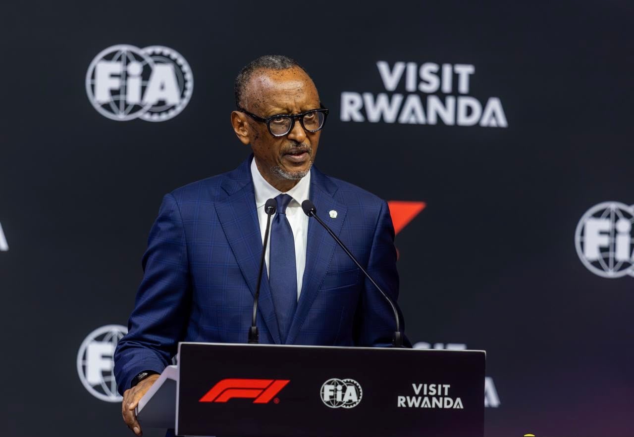 Perezida Kagame yijeje ko u Rwanda ruzateza imbere isiganwa ry’imodoka muri Afurika
