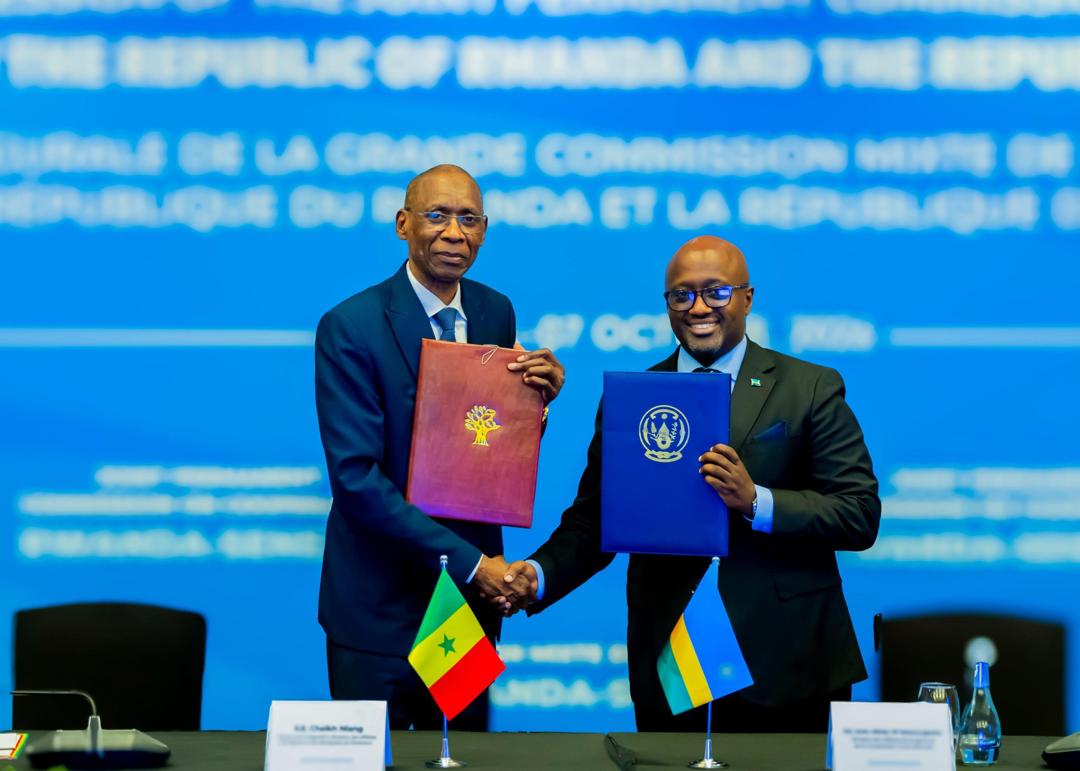 U Rwanda na Senegal byasinyanye amasezerano 11 agamije guteza imbere ubufatanye